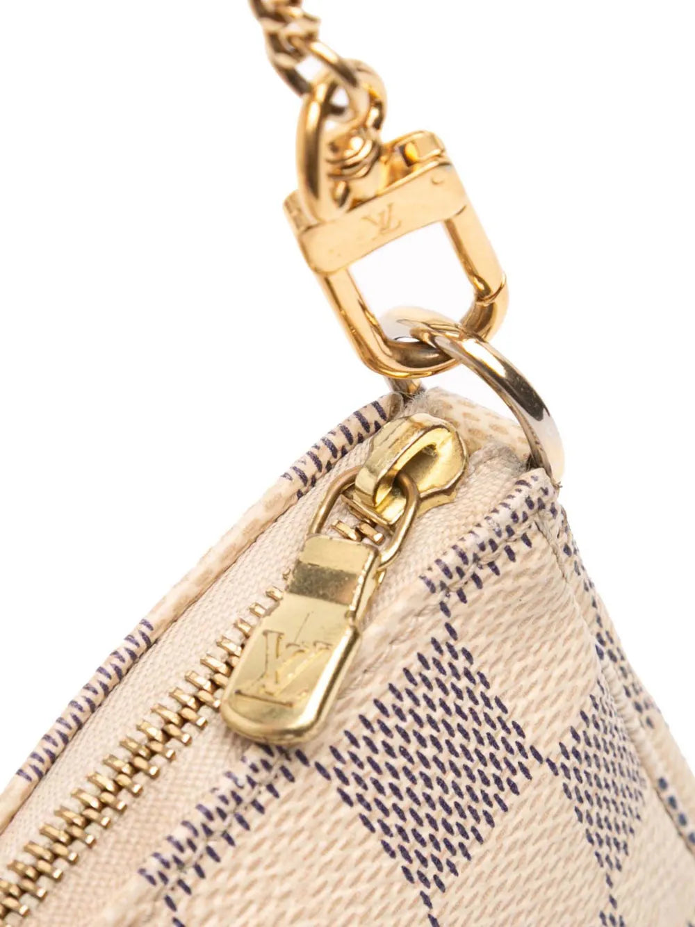 Pre-OwnedLouis Vuitton Pre-Owned2014 Damier Azur Mini Pochette Accessoires handbag