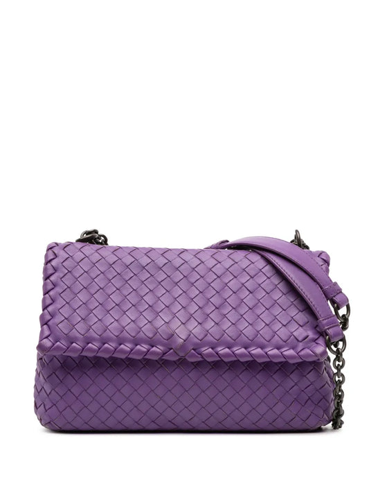 Pre-OwnedBottega Veneta Pre-Owned2012-2025 Small Nappa Intrecciato Olimpia crossbody bag