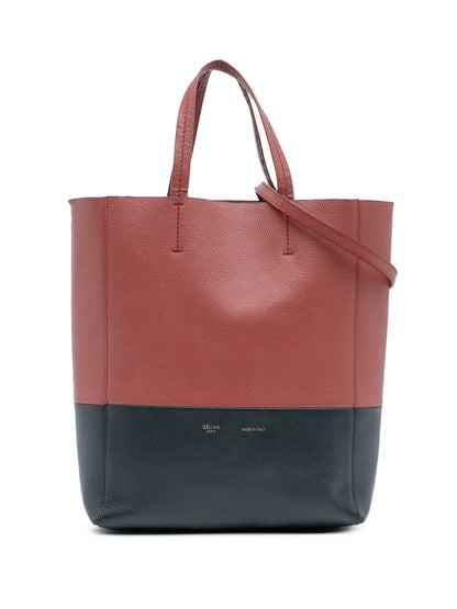 Pre-OwnedCeline Pre-Owned2017 Small Bicolor Leather Vertical Cabas satchel