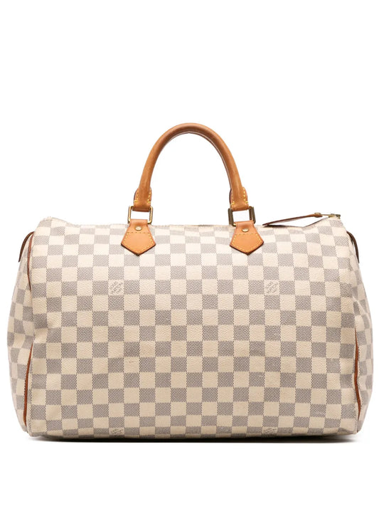 Pre-OwnedLouis Vuitton Pre-Owned2008 Damier Azur Speedy 35 boston bag