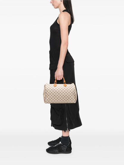Pre-OwnedLouis Vuitton Pre-Owned2008 Damier Azur Speedy 35 boston bag