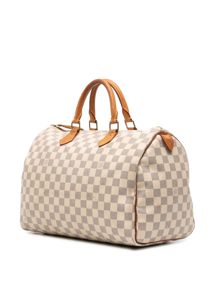 Pre-OwnedLouis Vuitton Pre-Owned2008 Damier Azur Speedy 35 boston bag