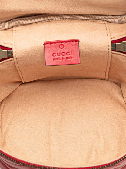 Pre-OwnedGucci Pre-Owned2016-2025 Mini GG Marmont Matelasse Leather Round backpack