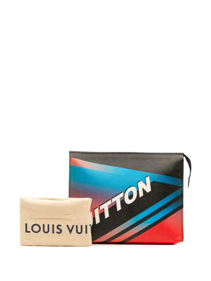 Pre-OwnedLouis Vuitton Pre-Owned2016 Damier Race Toiletry Pouch 26 clutch bag