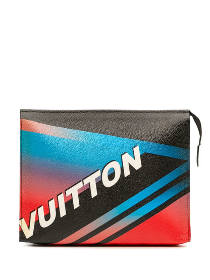 Pre-OwnedLouis Vuitton Pre-Owned2016 Damier Race Toiletry Pouch 26 clutch bag