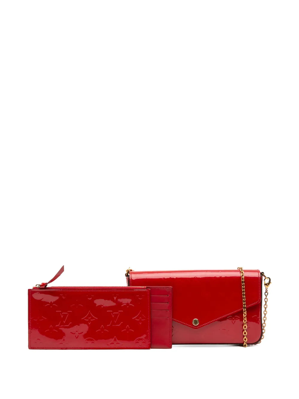 Pre-OwnedLouis Vuitton Pre-Owned2016 Monogram Vernis Pochette Felicie crossbody bag