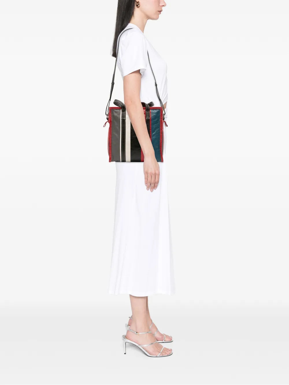 Pre-OwnedBalenciaga Pre-Owned2017 S Lambskin Bazar Shopper satchel