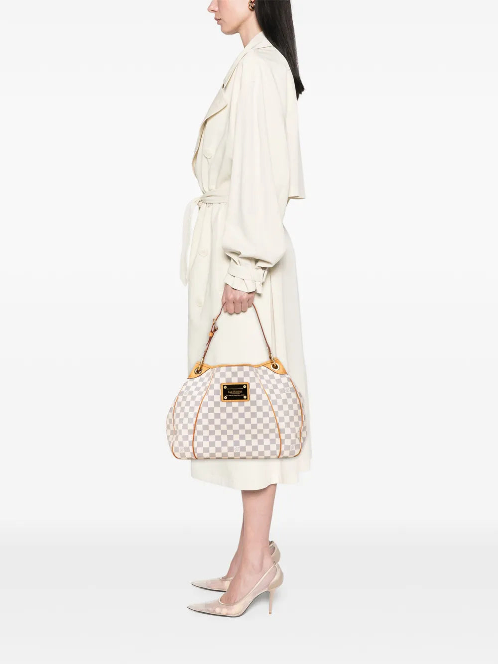 Pre-OwnedLouis Vuitton Pre-Owned2008 Damier Azur Galliera PM shoulder bag