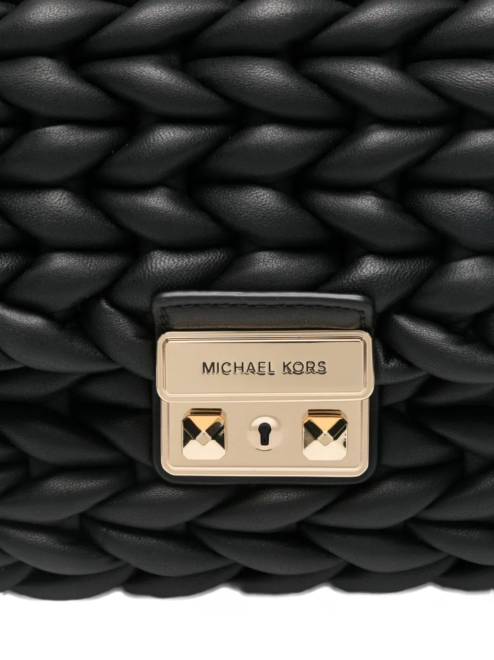 Michael Michael Korsbraided-leather chain-strap satchel bag