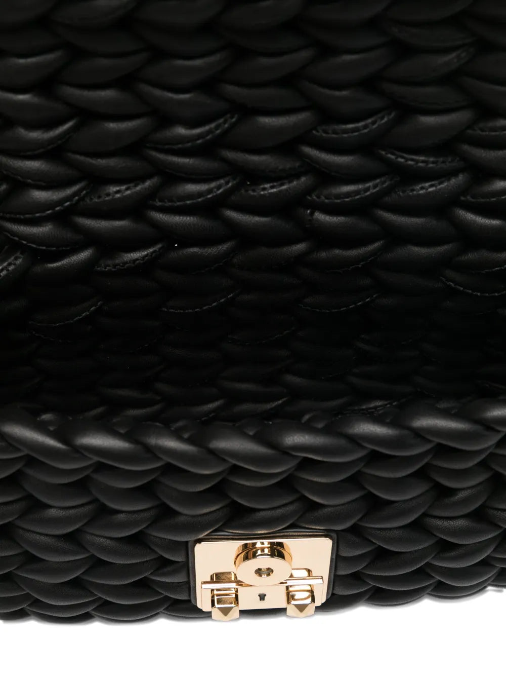 Michael Michael Korsbraided-leather chain-strap satchel bag