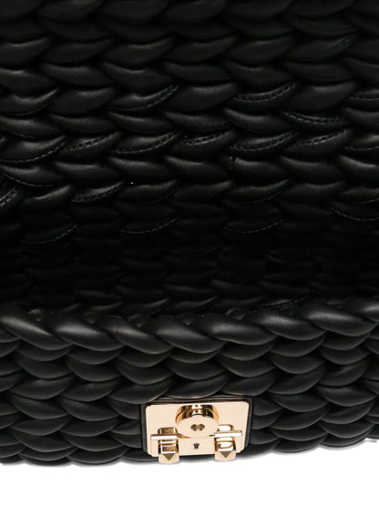Michael Michael Korsbraided-leather chain-strap satchel bag