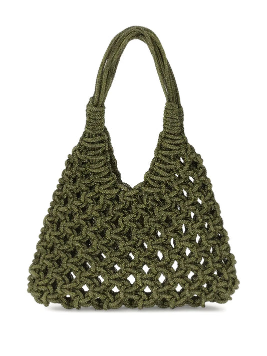 Hibouramacrystal-embellished shoulder bag
