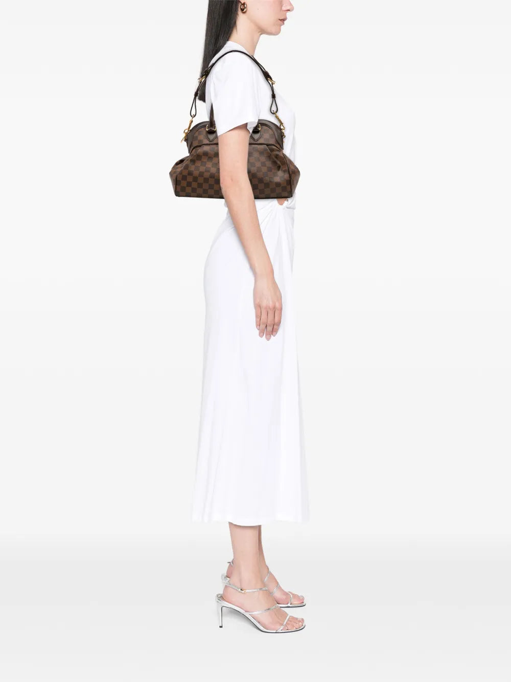 Pre-OwnedLouis Vuitton Pre-Owned2010 Damier Ebene Trevi PM satchel