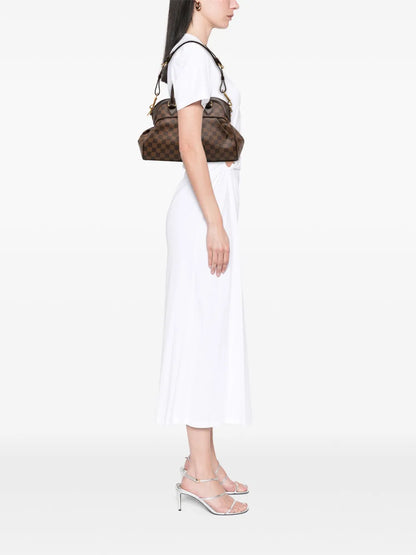 Pre-OwnedLouis Vuitton Pre-Owned2010 Damier Ebene Trevi PM satchel