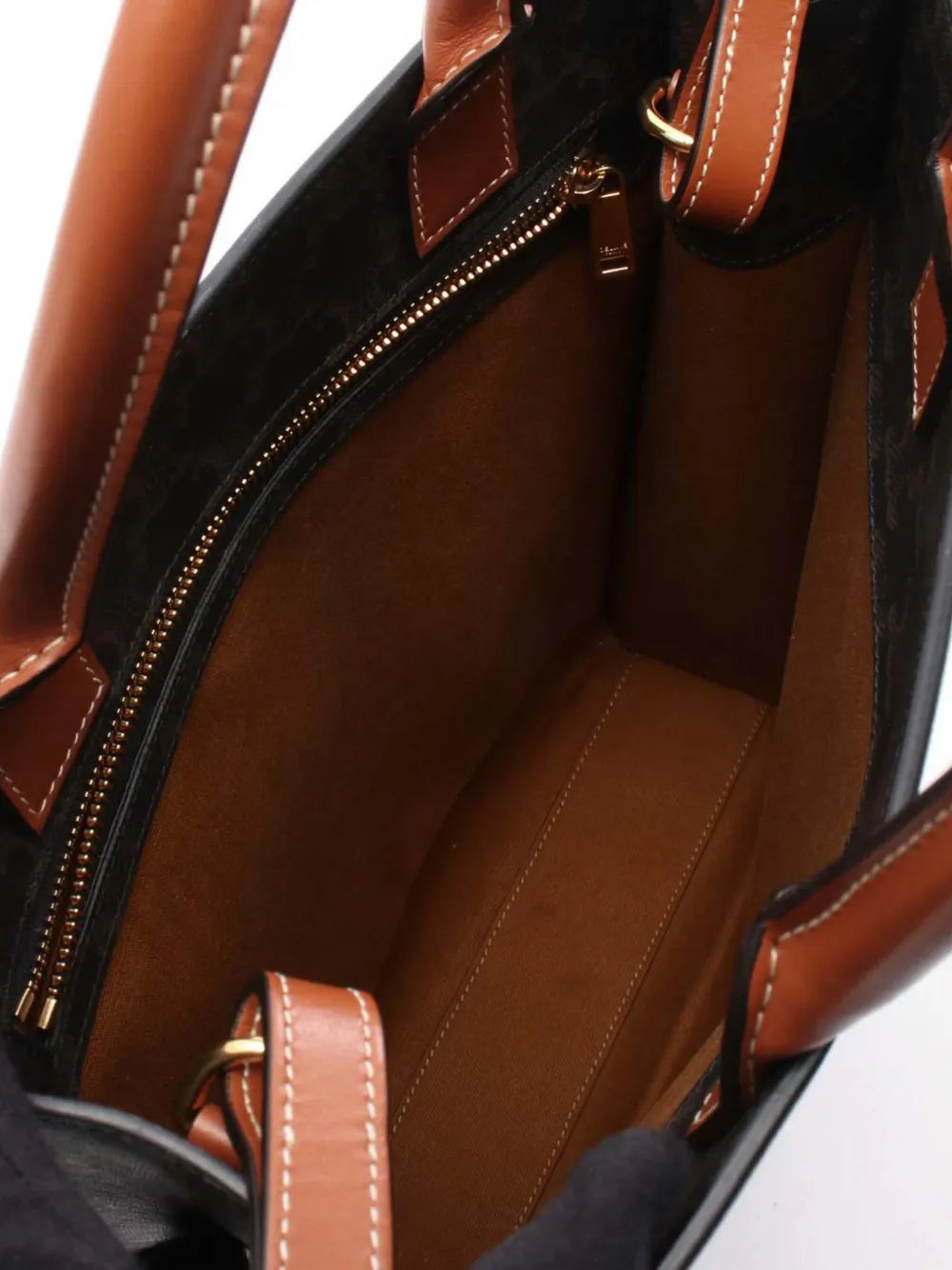 Pre-OwnedCeline Pre-Owned2021 Small Triomphe Coated Canvas Vertical Cabas Tote satchel