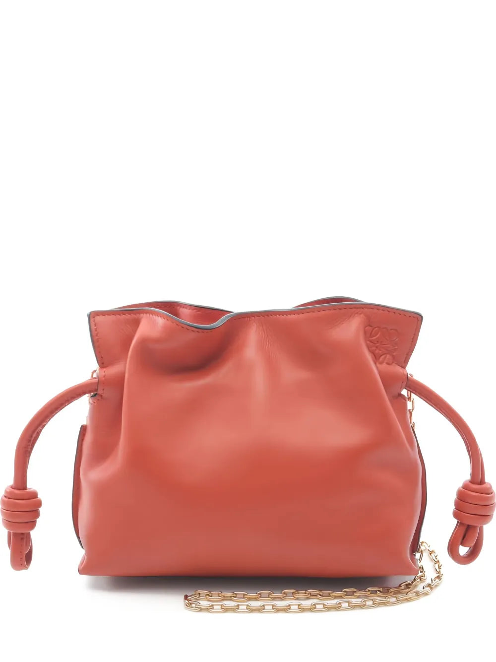 Pre-OwnedLoewe Pre-OwnedFlamenco knot-detail chain shoulder bag