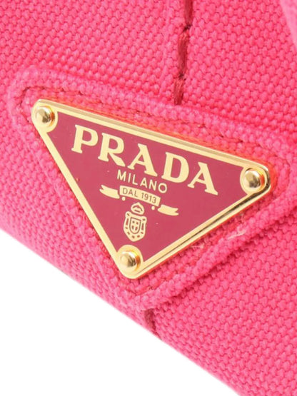 Pre-OwnedPrada Pre-Owned2010-2025 Small Canvas Canapa Logo satchel
