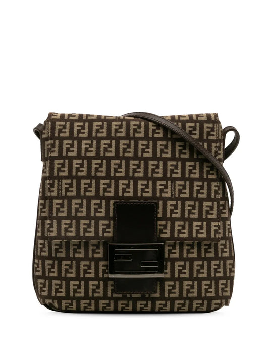 Pre-OwnedFendi Pre-Owned2000-2010 Zucchino Canvas crossbody bag floriamart.shop