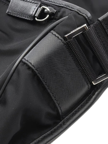 Pre-OwnedPrada Pre-Owned2010-2025 Saffiano Trimmed Tessuto Buckle Messenger Bag crossbody bag