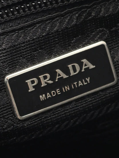 Pre-OwnedPrada Pre-Owned2010-2025 Saffiano Trimmed Tessuto Buckle Messenger Bag crossbody bag