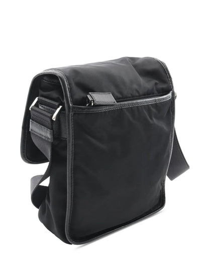 Pre-OwnedPrada Pre-Owned2010-2025 Saffiano Trimmed Tessuto Buckle Messenger Bag crossbody bag
