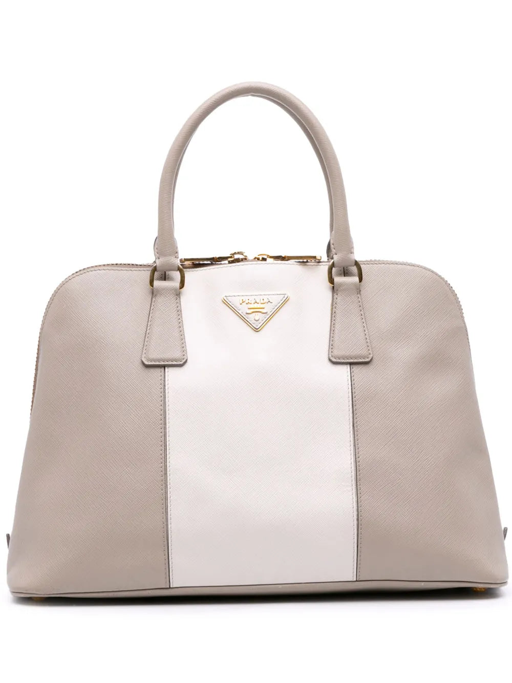 Pre-OwnedPrada Pre-Owned2013-2025 Medium Bicolor Saffiano Lux Promenade satchel