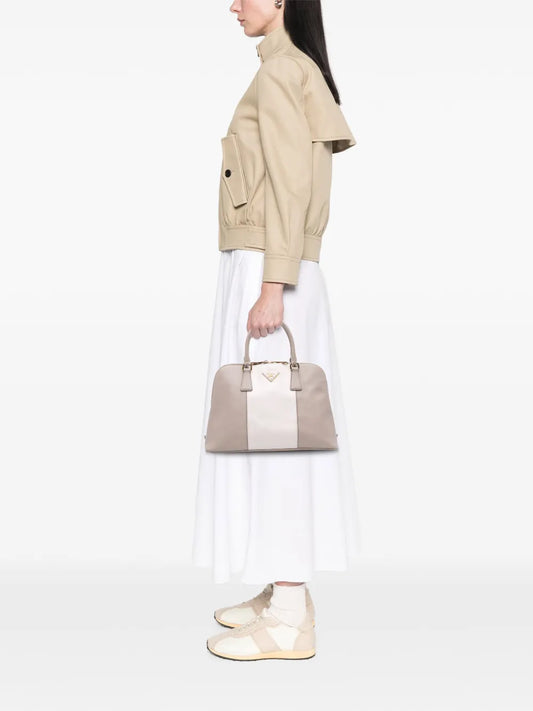 Pre-OwnedPrada Pre-Owned2013-2025 Medium Bicolor Saffiano Lux Promenade satchel