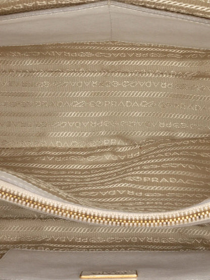 Pre-OwnedPrada Pre-Owned2013-2025 Medium Bicolor Saffiano Lux Promenade satchel