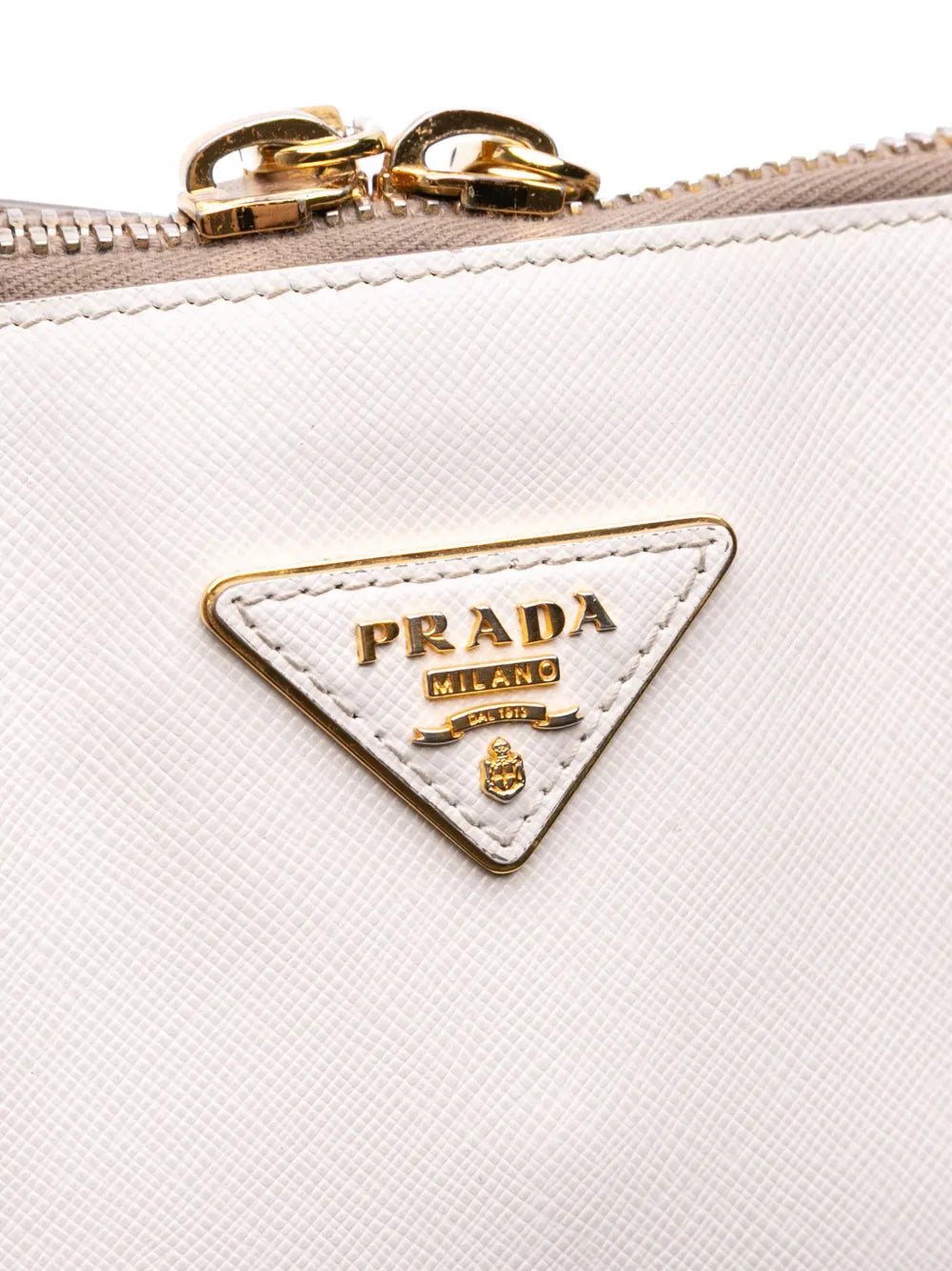 Pre-OwnedPrada Pre-Owned2013-2025 Medium Bicolor Saffiano Lux Promenade satchel