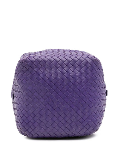 Pre-OwnedBottega Veneta Pre-Owned2012-2025 Nappa Intrecciato Cube crossbody bag