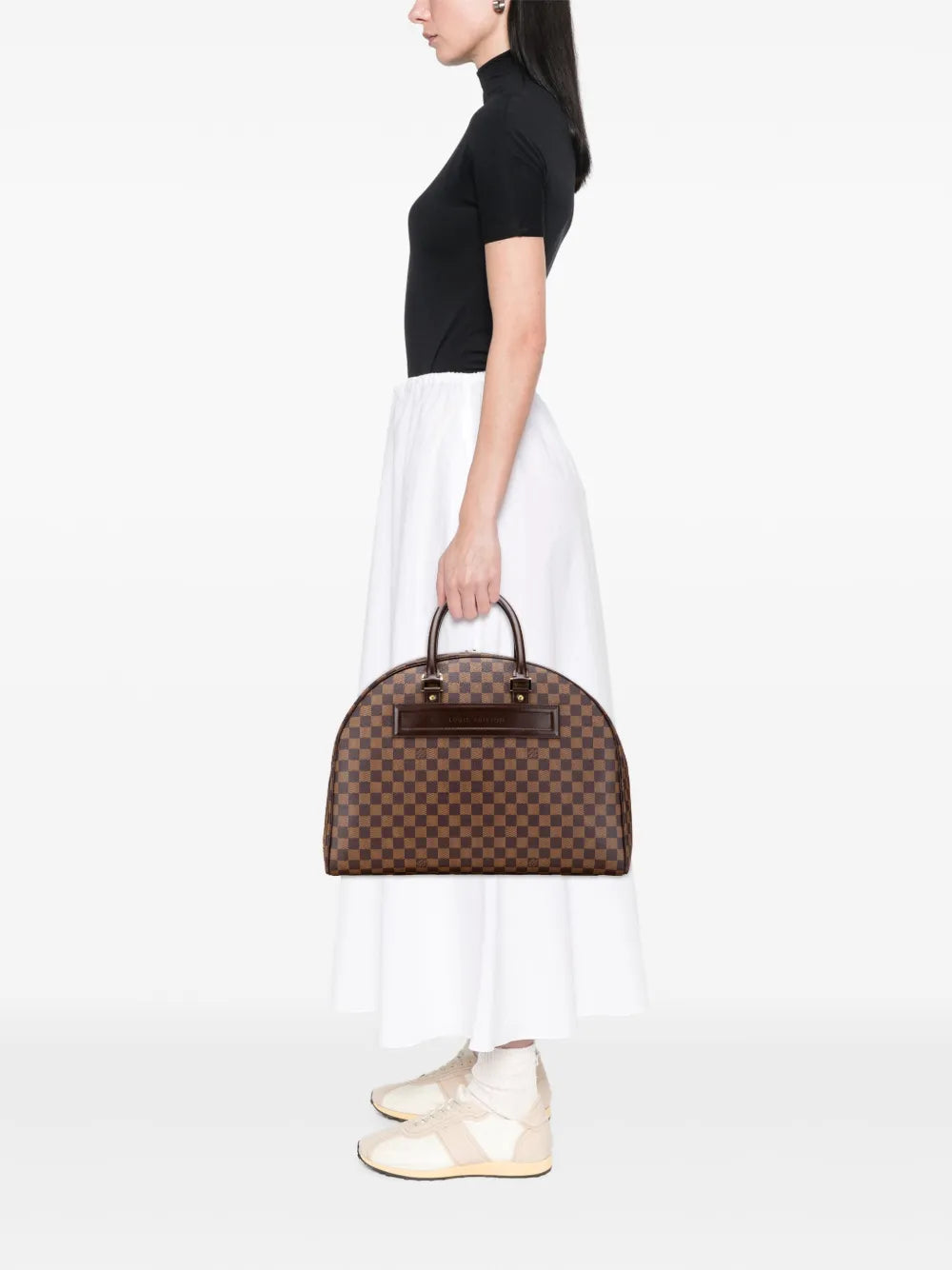 Pre-OwnedLouis Vuitton Pre-Owned2001 Damier Ebene Nolita 24 Heures handbag