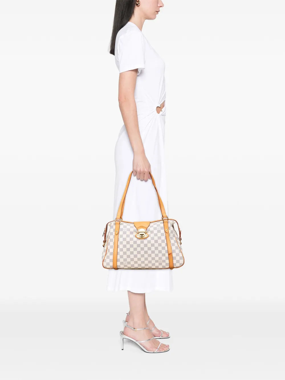 Pre-OwnedLouis Vuitton Pre-Owned2010 Damier Azur Stresa PM shoulder bag