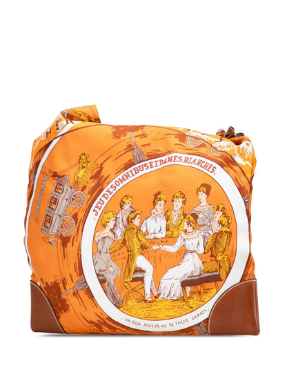 Pre-OwnedHermre-Owned2009 Jeu des Omnibus et Dames Blanches Silky Pop crossbody bag