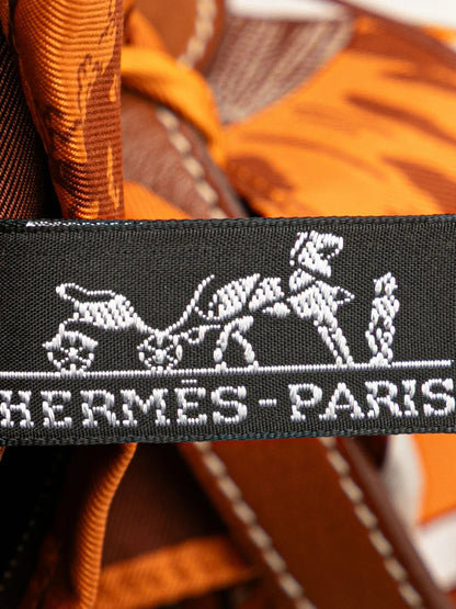 Pre-OwnedHermre-Owned2009 Jeu des Omnibus et Dames Blanches Silky Pop crossbody bag