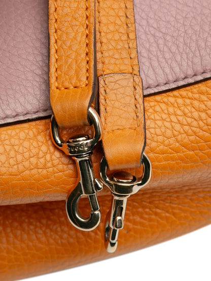 Pre-OwnedGucci Pre-Owned2016-2025 Mini Bicolor Calfskin Bamboo Shopper satchel