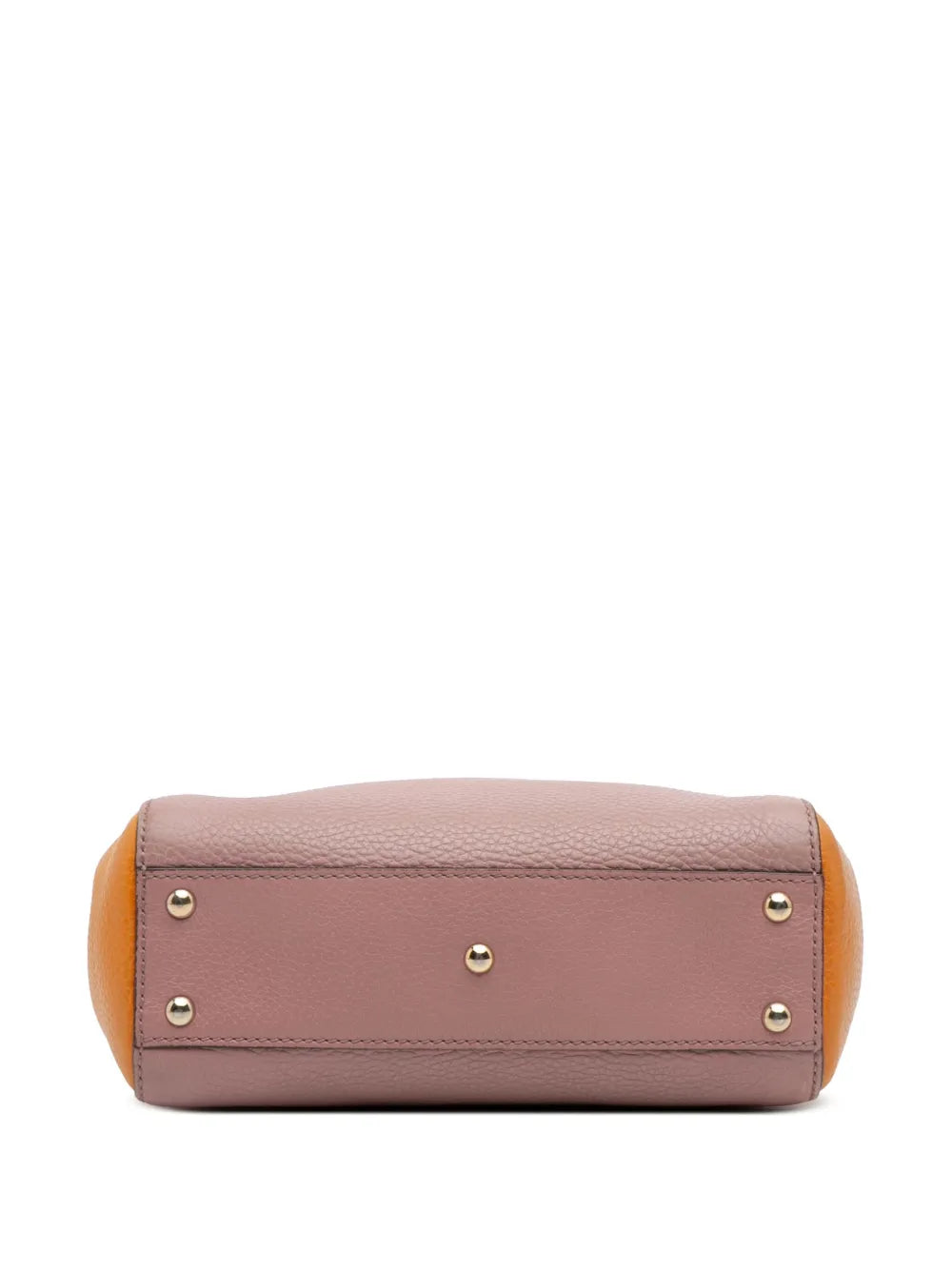 Pre-OwnedGucci Pre-Owned2016-2025 Mini Bicolor Calfskin Bamboo Shopper satchel