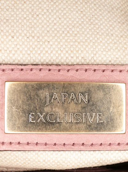 Pre-OwnedGucci Pre-Owned2016-2025 Mini Bicolor Calfskin Bamboo Shopper satchel