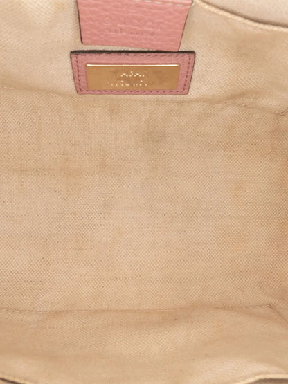 Pre-OwnedGucci Pre-Owned2016-2025 Mini Bicolor Calfskin Bamboo Shopper satchel