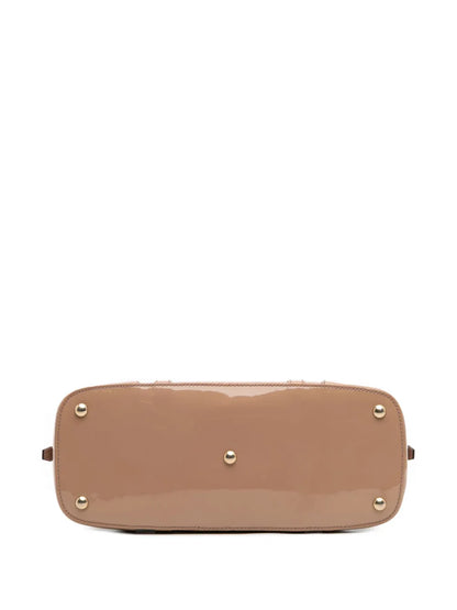 Pre-OwnedGucci Pre-Owned2016-2025 Small Microguccissima Patent Nice satchel