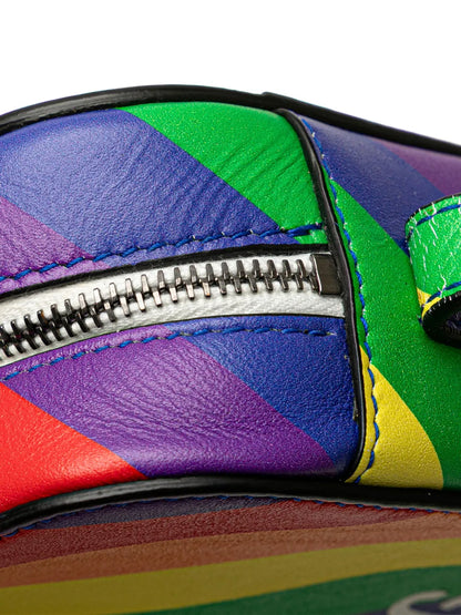 Pre-OwnedBalenciaga Pre-Owned2019 XS Leather Rainbow Logo Ville Camera Bag crossbody bag floriamart.shop