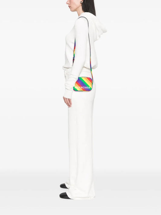 Pre-OwnedBalenciaga Pre-Owned2019 XS Leather Rainbow Logo Ville Camera Bag crossbody bag floriamart.shop