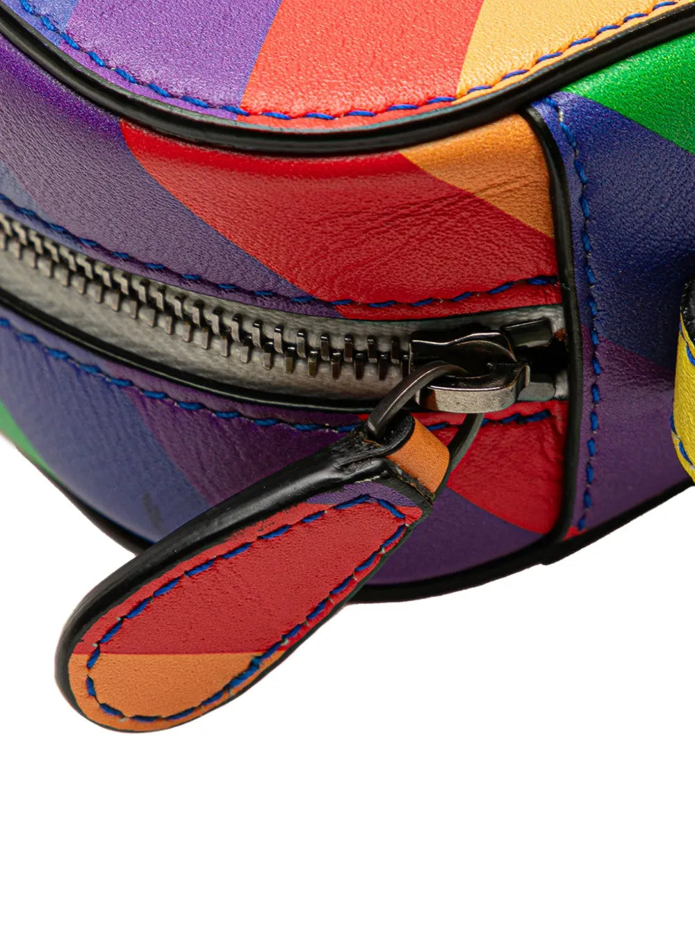 Pre-OwnedBalenciaga Pre-Owned2019 XS Leather Rainbow Logo Ville Camera Bag crossbody bag floriamart.shop