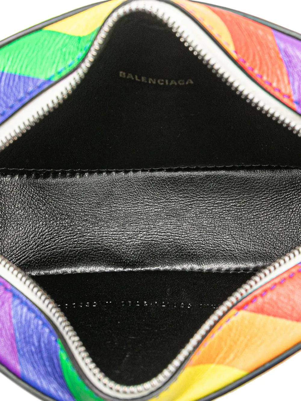 Pre-OwnedBalenciaga Pre-Owned2019 XS Leather Rainbow Logo Ville Camera Bag crossbody bag floriamart.shop