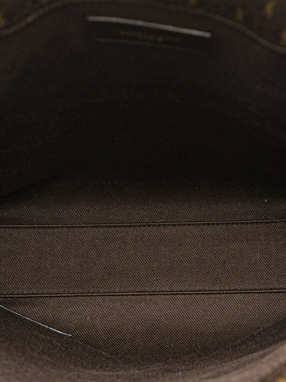 Pre-OwnedSaint Laurent Pre-Owned2021 Le Monogramme Coated Canvas and Leather Shopper Tote satchel