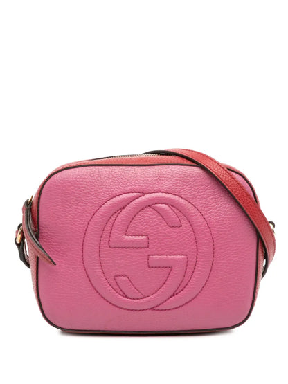 Pre-OwnedGucci Pre-Owned2016-2025 Small Bicolor Leather Soho Disco crossbody bag