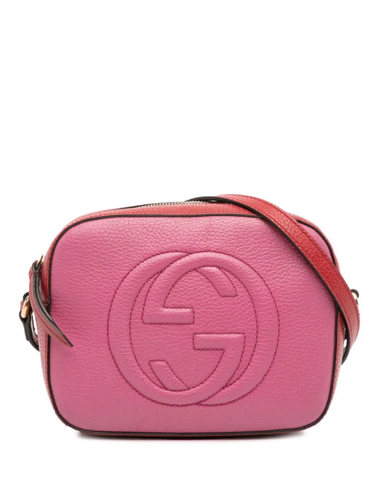 Pre-OwnedGucci Pre-Owned2016-2025 Small Bicolor Leather Soho Disco crossbody bag