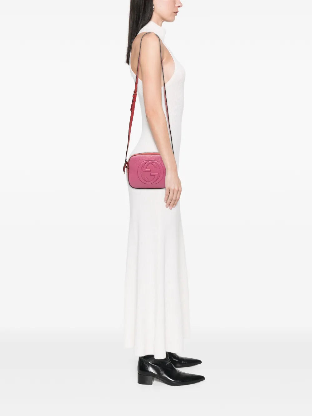 Pre-OwnedGucci Pre-Owned2016-2025 Small Bicolor Leather Soho Disco crossbody bag
