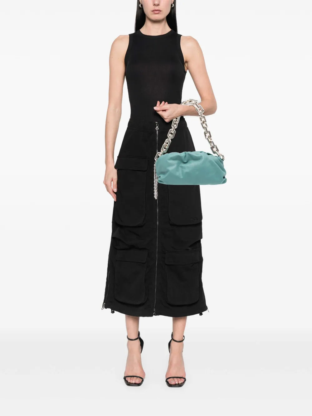 Pre-OwnedBottega Veneta Pre-Owned2012-2025 Lambskin Chain Pouch shoulder bag