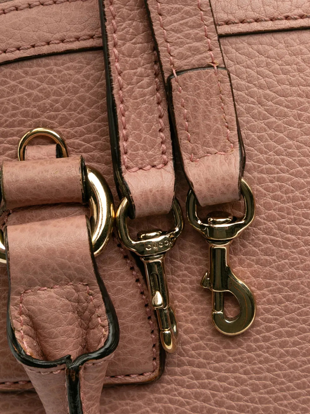 Pre-OwnedGucci Pre-Owned2016-2025 Small Dollar Calfskin GG Charm Dome satchel floriamart.shop