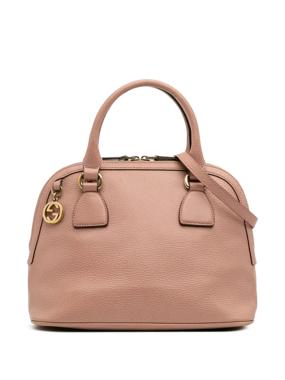 Pre-OwnedGucci Pre-Owned2016-2025 Small Dollar Calfskin GG Charm Dome satchel floriamart.shop
